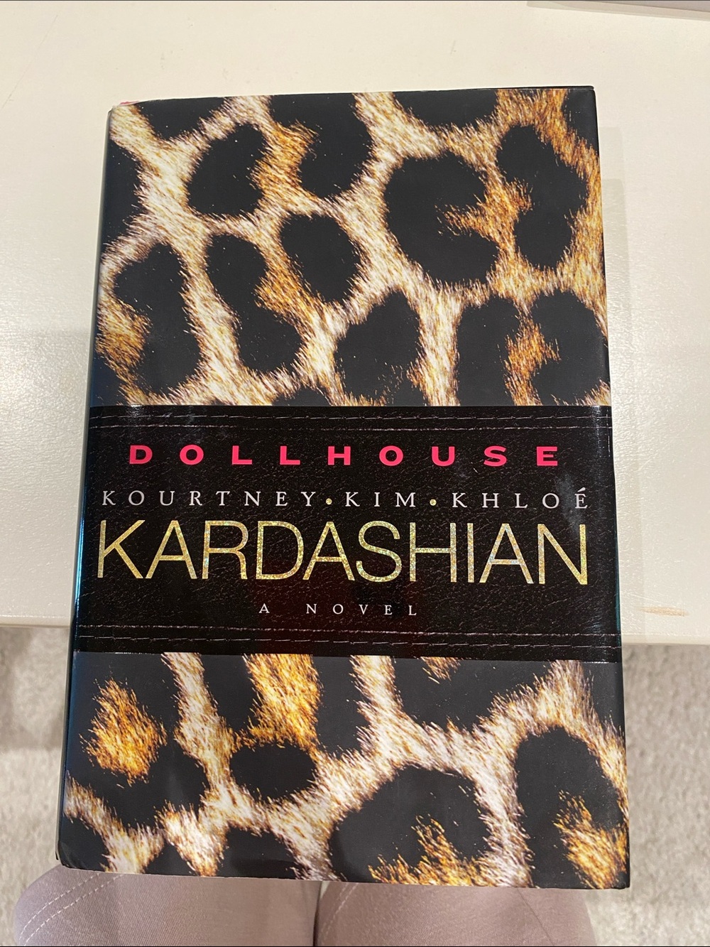 Dollhouse by Kardashian — Leopard Print Hardcover Novel